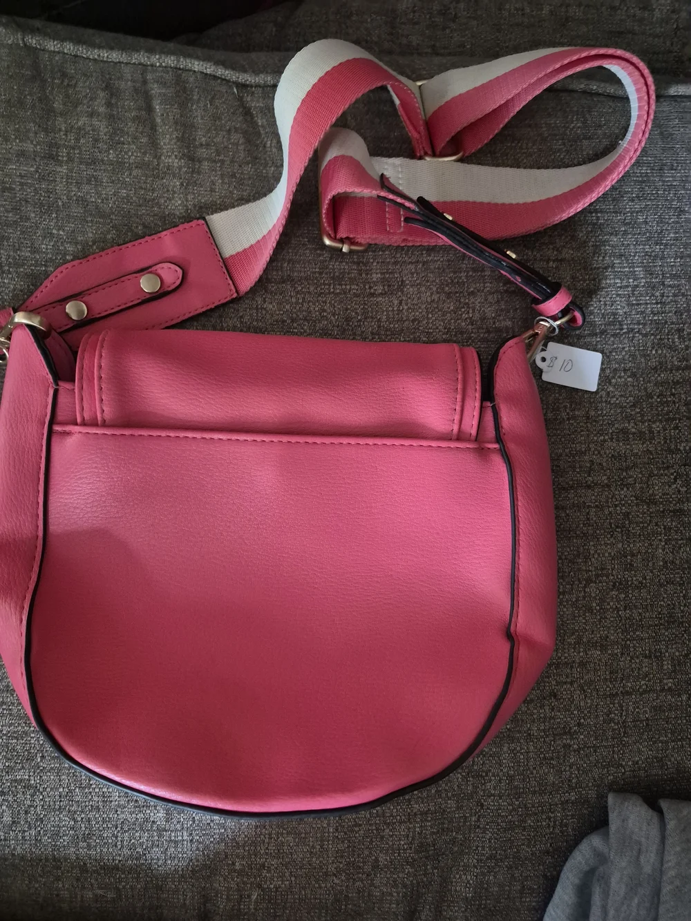 Women's Pink Crossbody Saddle Bag - Stylish Everyday Carry